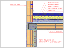 Tetto rovescio dwg