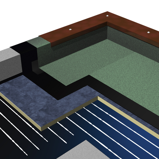 Flat roof