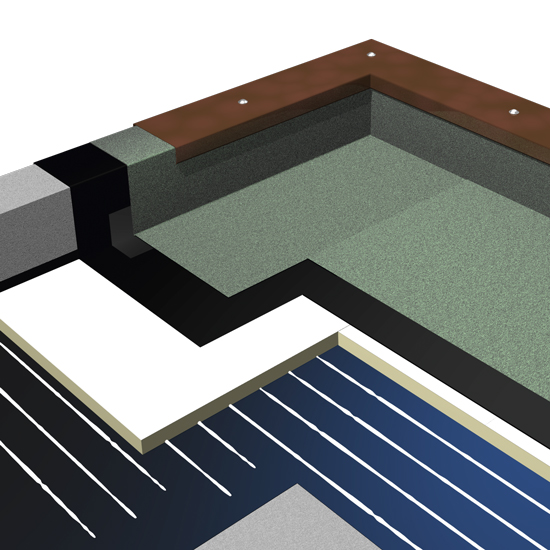 Flat roof