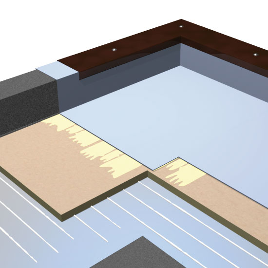 Flat roof