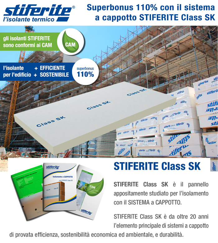 Stiferite Class SK - La soluzione ideale per l'isolamento a cappotto