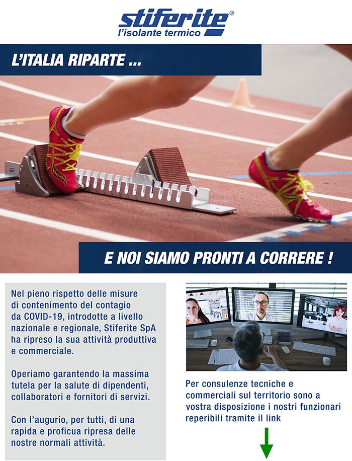 L’ITALIA RIPARTE... E NOI SIAMO PRONTI A CORRERE!