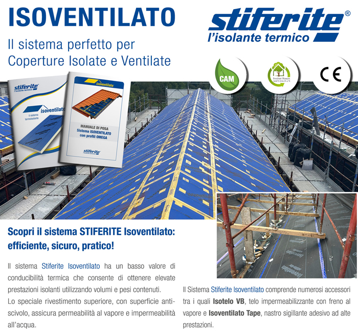 Isoventilato: il sistema perfetto per coperture isolate e ventilate